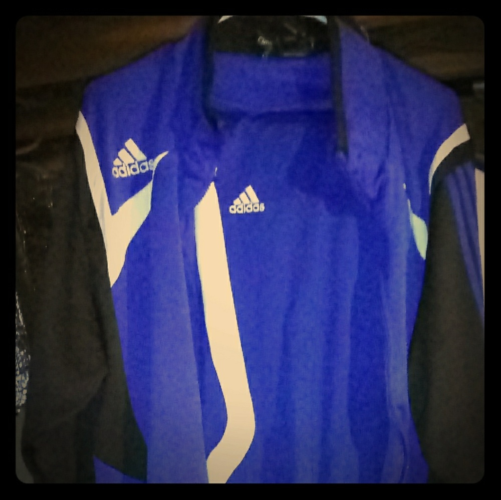 Adidas zip up and pants